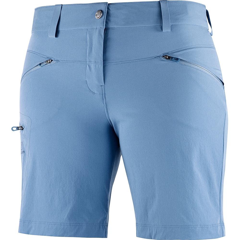 Salomon Singapore Womens Shorts - WAYFARER W Blue | 87914-KESL